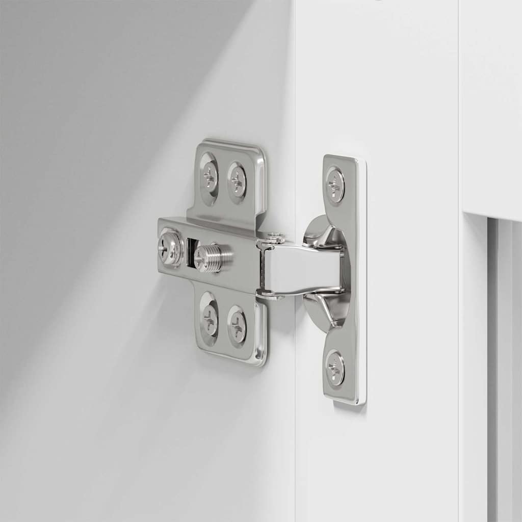 Dulap suspendat cu raft Riga Alb 60 x 31 x 80 cm Lemn compozit GartenMobel Dekor