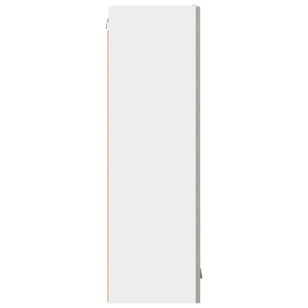 Dulap suspendat cu raft Riga Gri din beton 40 x 31 x 100 cm GartenMobel Dekor