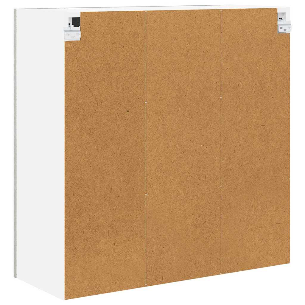 Dulap suspendat cu raft Riga Gri din beton 80 x 31 x 80 cm GartenMobel Dekor