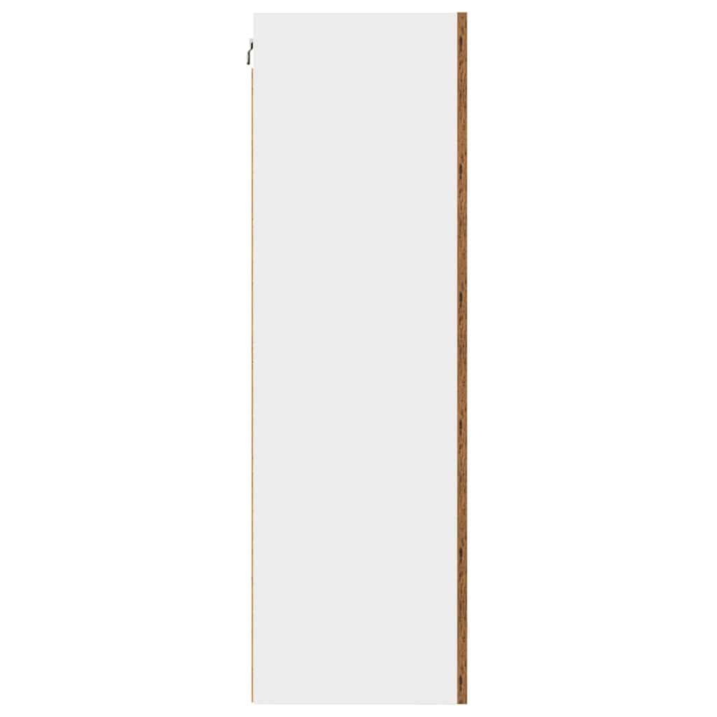 Dulap suspendat cu raft Riga Lemn vechi și Alb 50 x 31 x 100 cm GartenMobel Dekor