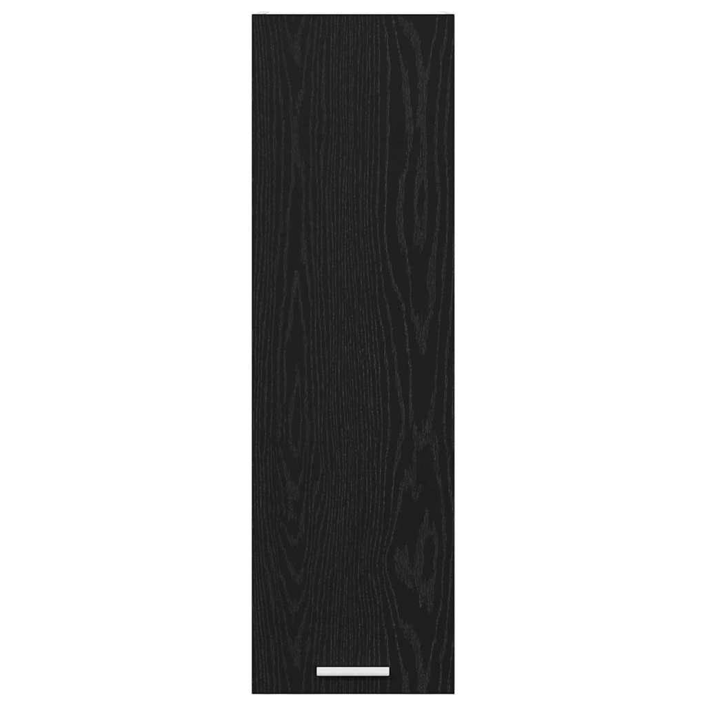 Dulap suspendat cu raft Riga Stejar Negru 30 x 31 x 100 cm GartenMobel Dekor