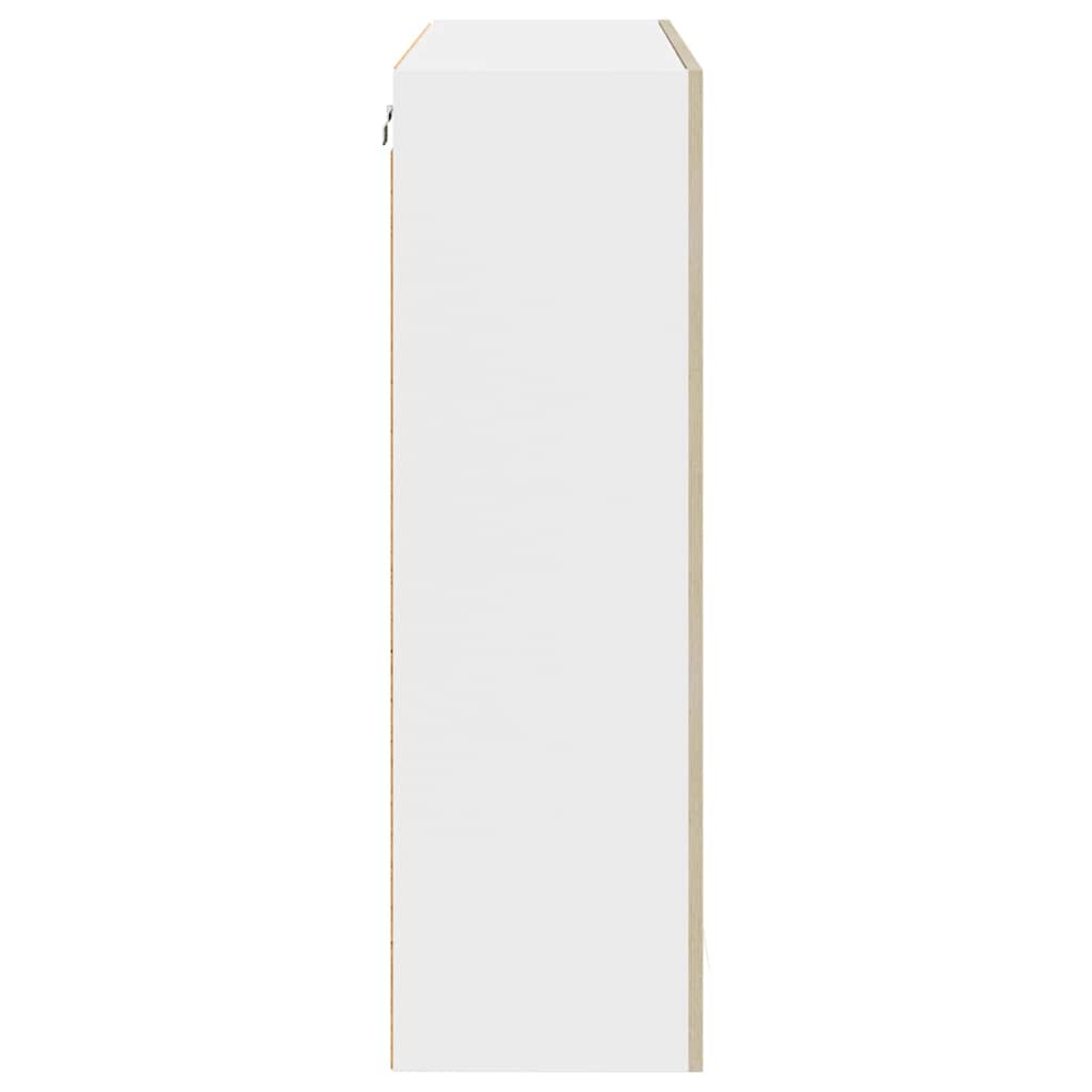 Dulap suspendat cu raft Riga Stejar Sonoma 80 x 31 x 100 cm GartenMobel Dekor