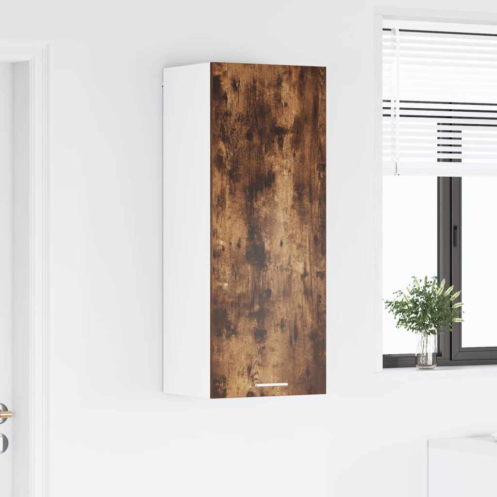 Dulap suspendat cu raft Riga Stejar fumuriu 40 x 31 x 100 cm GartenMobel Dekor