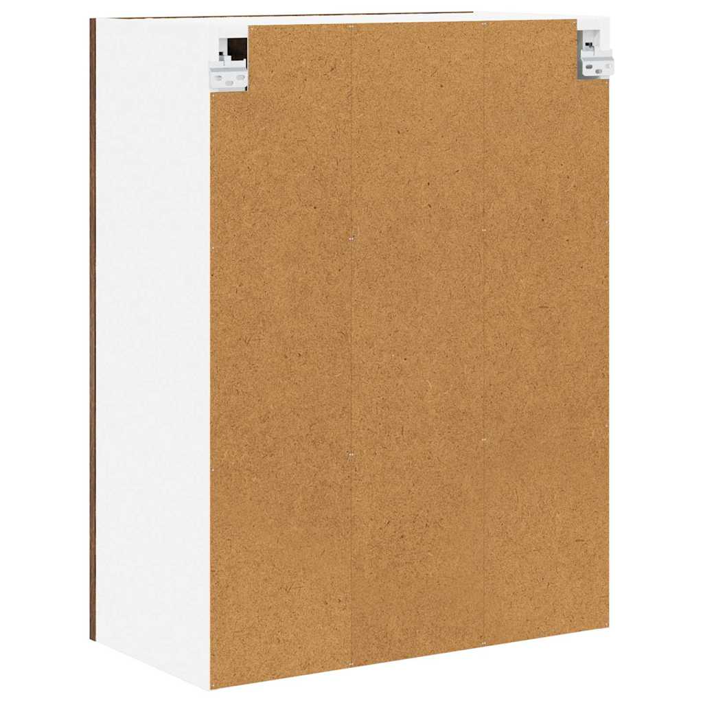 Dulap suspendat cu raft Riga Stejar fumuriu 60 x 31 x 80 cm GartenMobel Dekor