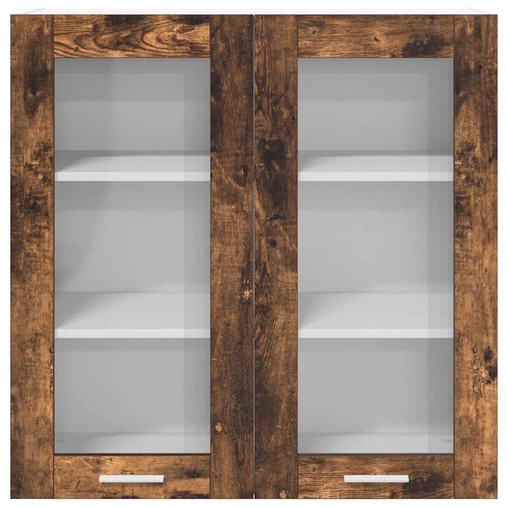 Dulap suspendat cu raft Riga Stejar fumuriu 80 x 31 x 80 cm GartenMobel Dekor