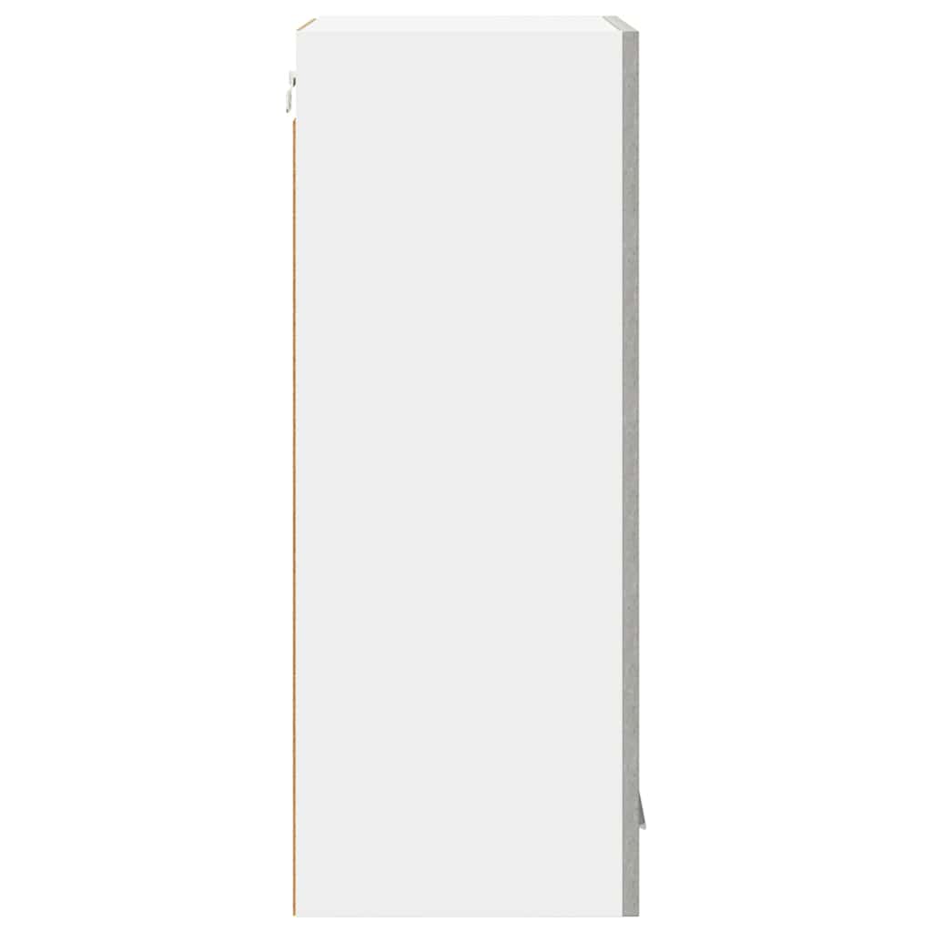 Dulap suspendat cu ușă Riga 2 pcs Gri din beton 40 x 31 x 80 cm GartenMobel Dekor