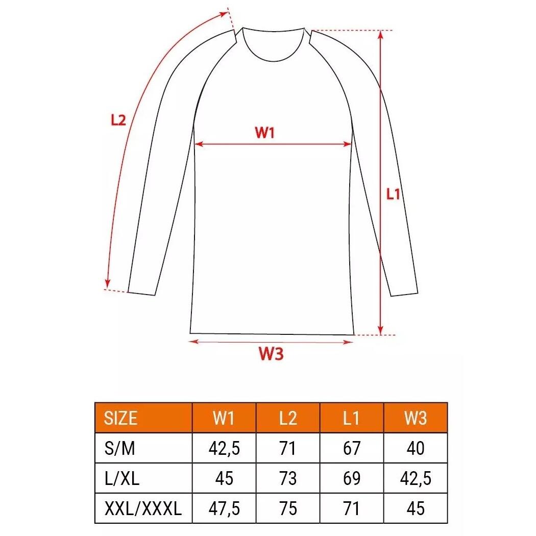 Bluza de corp termica, model Carbon, negru, marimea L/XL, NEO GartenVIP DiyLine