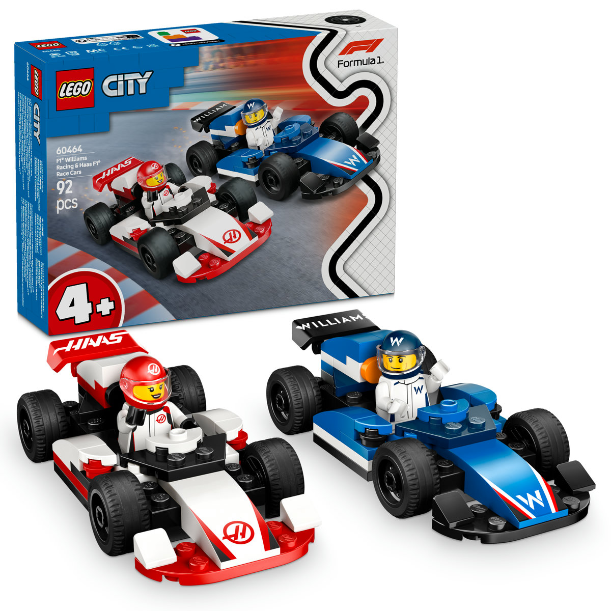 LEGO Masini de curse F1 Williams Racing si Haas F1 Quality Brand