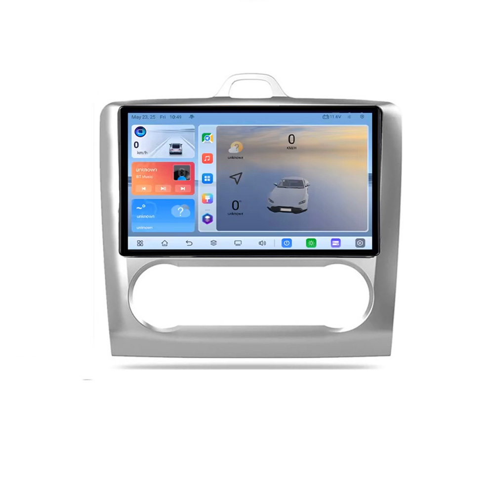 Navigatie Ford Focus clima automata C-140-automatic Android 8 Core 2.2 Ghz 8+128 Qled 1K ADAS 4G LTE GPS 360 KIT-140-automatic+EDT-E409V3 CarStore Technology