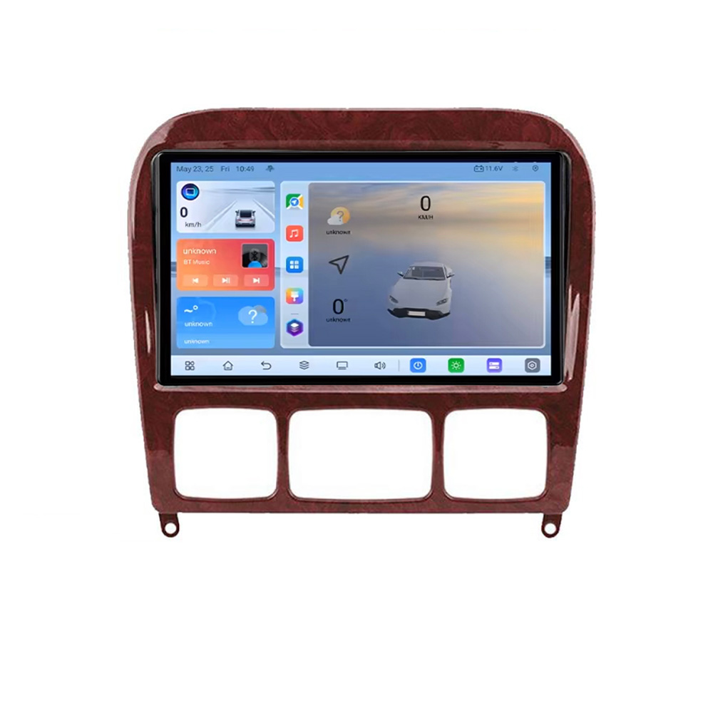 Navigatie Mercedes Clasa S 1998-2005 C-220 Android 8 Core 2.2 Ghz 8+128 Qled 1K ADAS 4G LTE GPS 360 KIT-220+EDT-E409V3 CarStore Technology