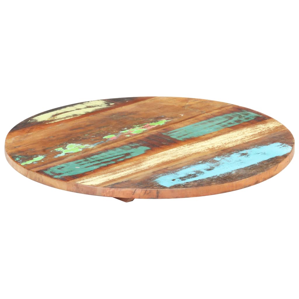 Blat de masă rotund, 40 cm, lemn masiv reciclat, 25-27 mm GartenMobel Dekor