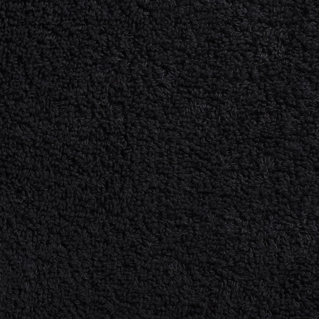 Prosoape premium SOLUND 10 buc. negru 100x200 cm 600 gsm GartenMobel Dekor