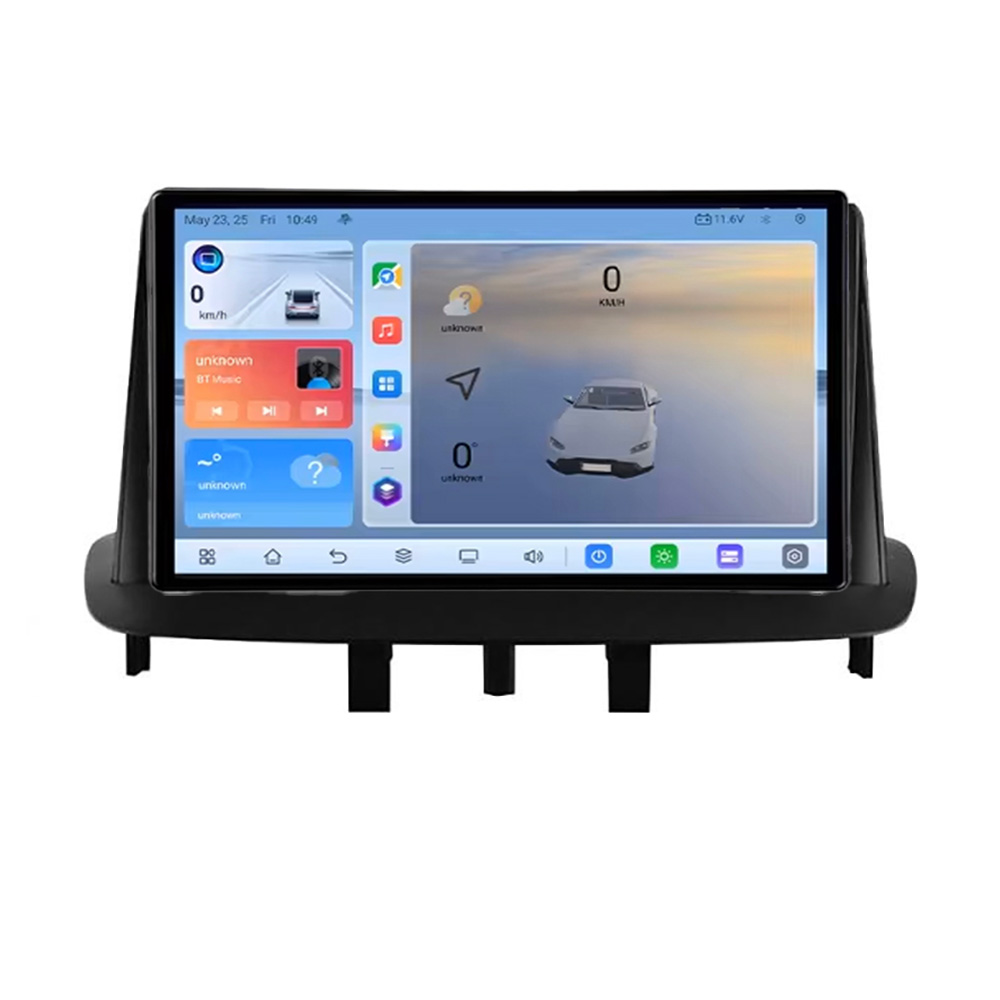 Navigatie Renault Megane 3 Fluence C-145 Android 8 Core 2.2 Ghz 8+128 Qled 1K ADAS 4G LTE GPS 360 KIT-145+EDT-E409V3 CarStore Technology