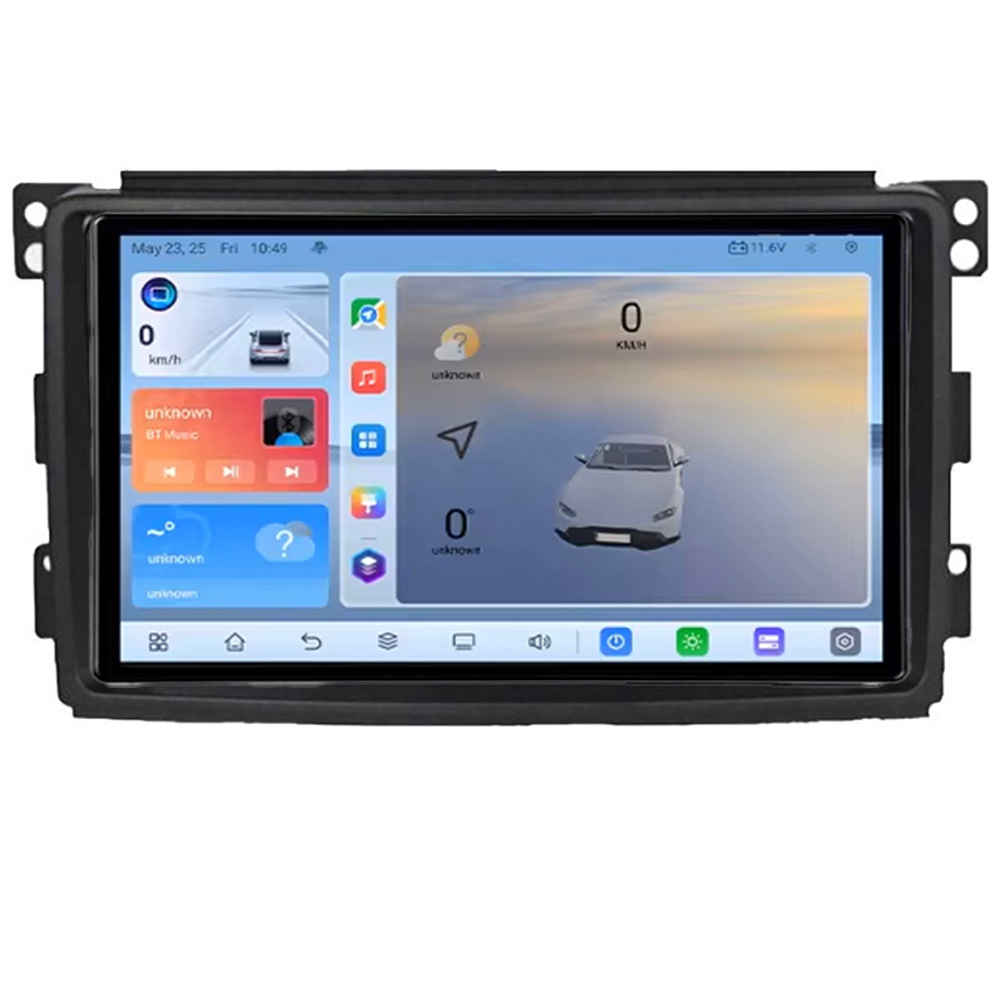 Navigatie Smart 2005-2010 C-SMART05 Android 8 Core 2.2 Ghz 8+128 Qled 1K ADAS 4G LTE GPS 360 KIT-smart05+EDT-E409V3 CarStore Technology