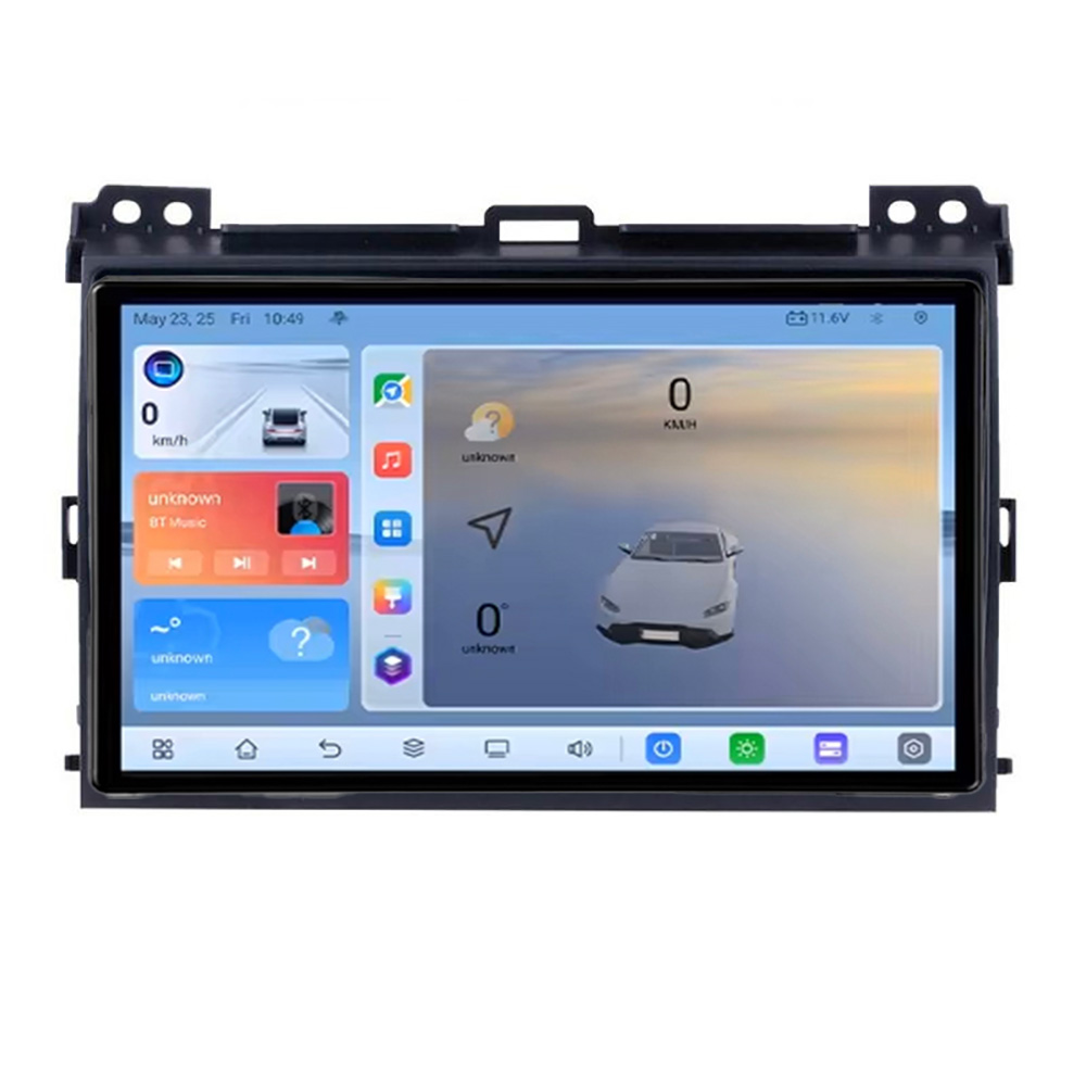 Navigatie Toyota Prado 2007- C-456 Android 8 Core 2.2 Ghz 8+128 Qled 1K ADAS 4G LTE GPS 360 KIT-456+EDT-E409V3 CarStore Technology
