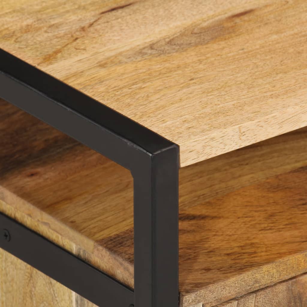 Noptieră montată pe perete, 35x35x25 cm, lemn masiv de acacia GartenMobel Dekor