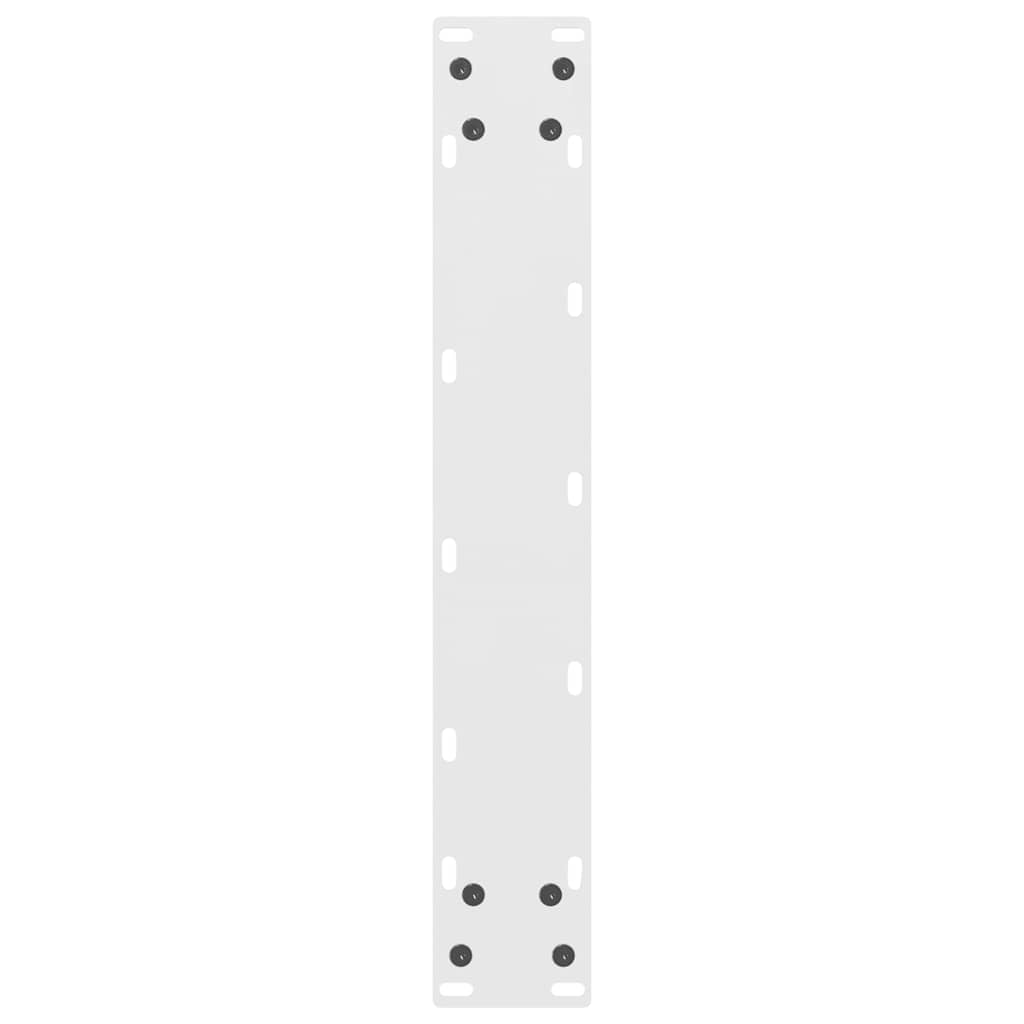 Picioare de masă de bar, albe, 2 buc., 40x(110-111) cm, oțel GartenMobel Dekor