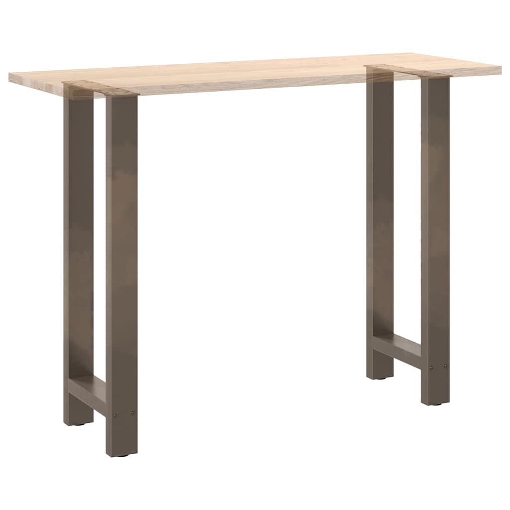 Picioare de masă de bar, oțel natural, 2 buc., 50x(100-101) cm GartenMobel Dekor