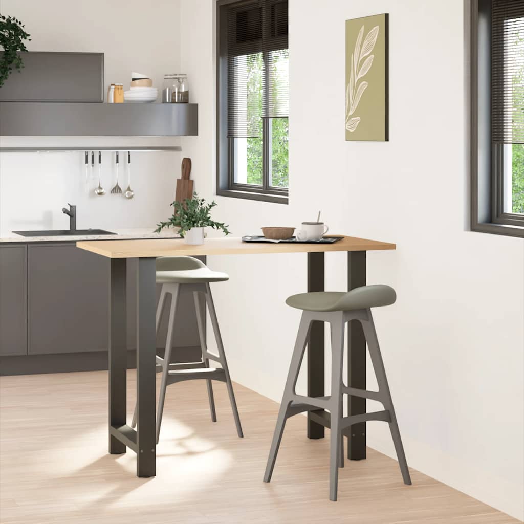 Picioare de masă de bar antracit, 2 buc., 60x(100-101) cm, oțel GartenMobel Dekor