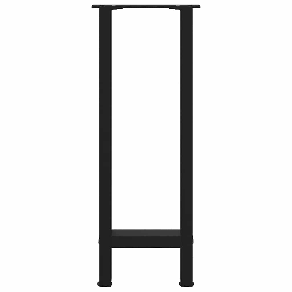 Picioare masă consolă, negre, 2 buc., 38x(72-73) cm, oțel GartenMobel Dekor