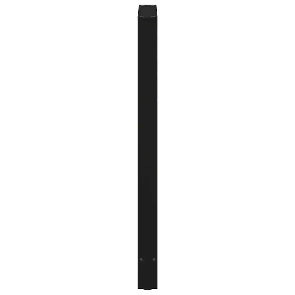 Picioare masă de bar, negre, 2 buc., 60 x (110-111) cm, oțel GartenMobel Dekor