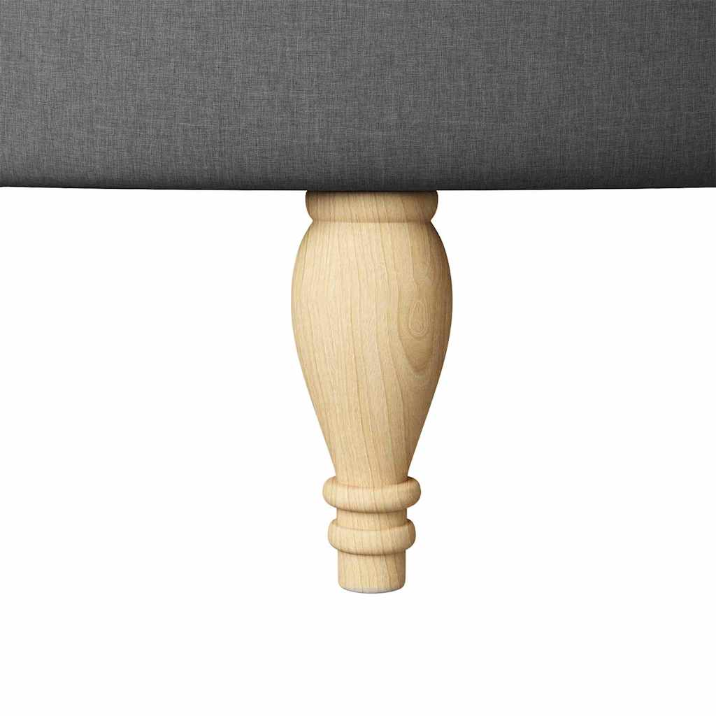 Fotoliu slipper Gri închis 56,5 x 70 x 110 cm țesătură GartenMobel Dekor