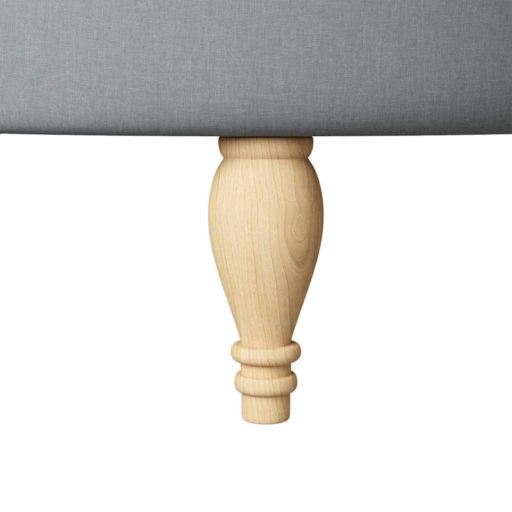 Fotoliu slipper Gri deschis 56,5 x 70 x 110 cm țesătură GartenMobel Dekor