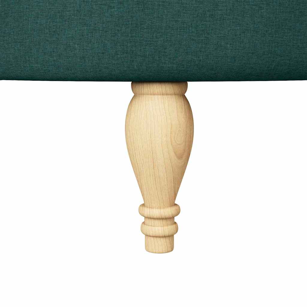 Fotoliu slipper Verde închis 56,5 x 70 x 110 cm țesătură GartenMobel Dekor