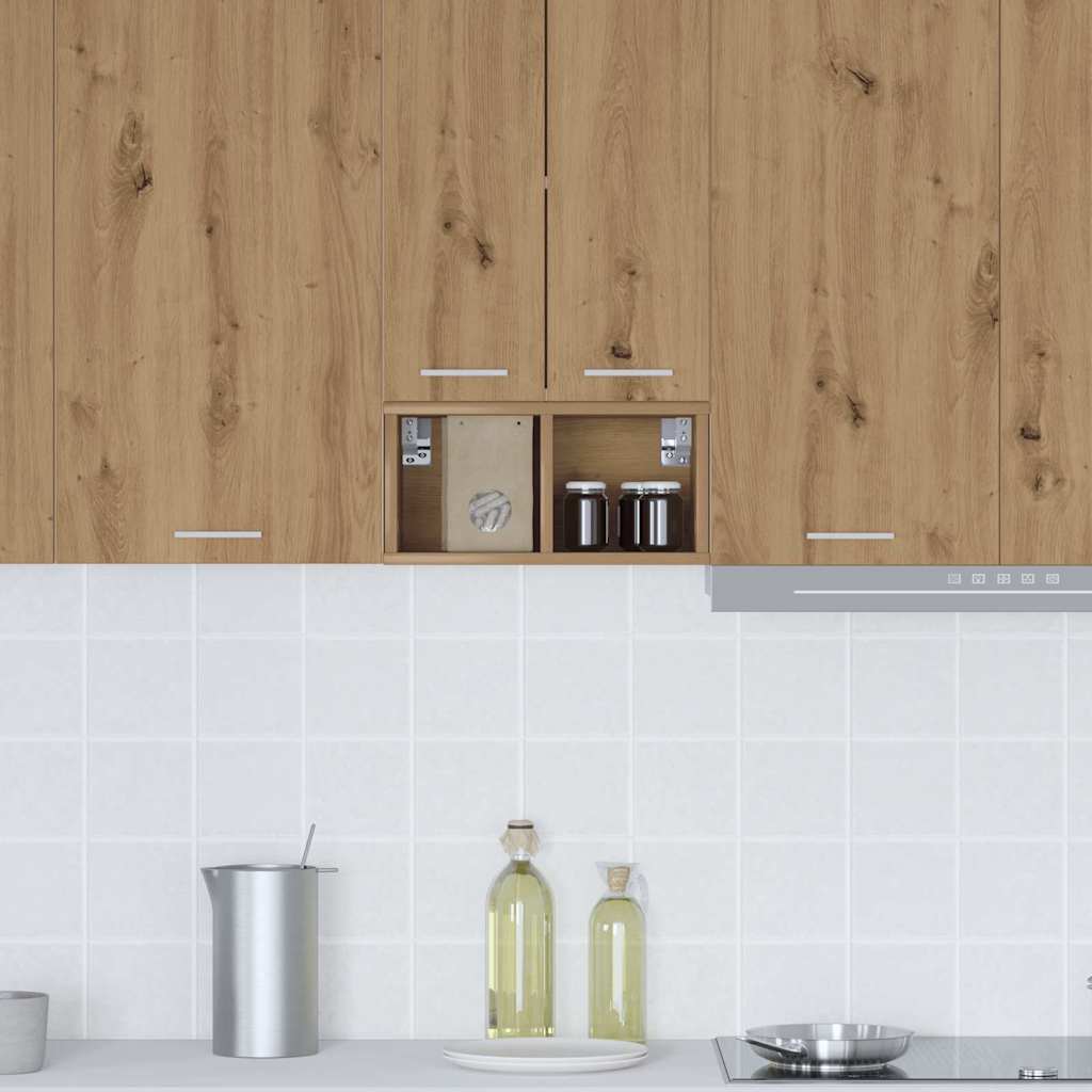 Dulap suspendat cu raft Riga Stejar Artizanal 20 x 29,5 x 40 cm GartenMobel Dekor