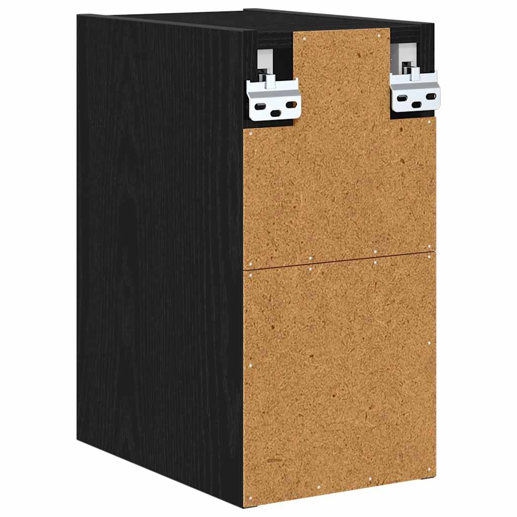 Dulap suspendat cu raft Riga Stejar Negru 20 x 29,5 x 40 cm GartenMobel Dekor