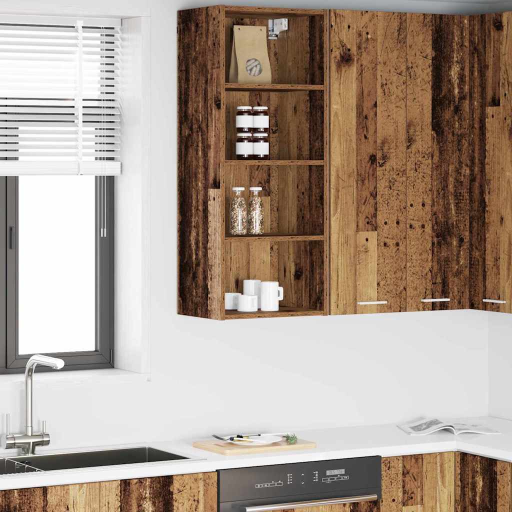 Dulap suspendat cu raft Riga Lemn Vechi 40 x 29,5 x 100 cm GartenMobel Dekor