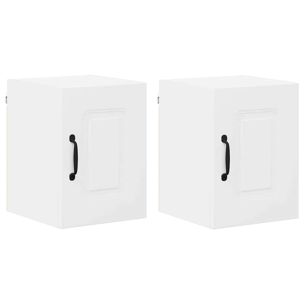 Dulap suspendat de bucătărie cu raft 2 pcs Alb 30 x 31 x 40 cm GartenMobel Dekor