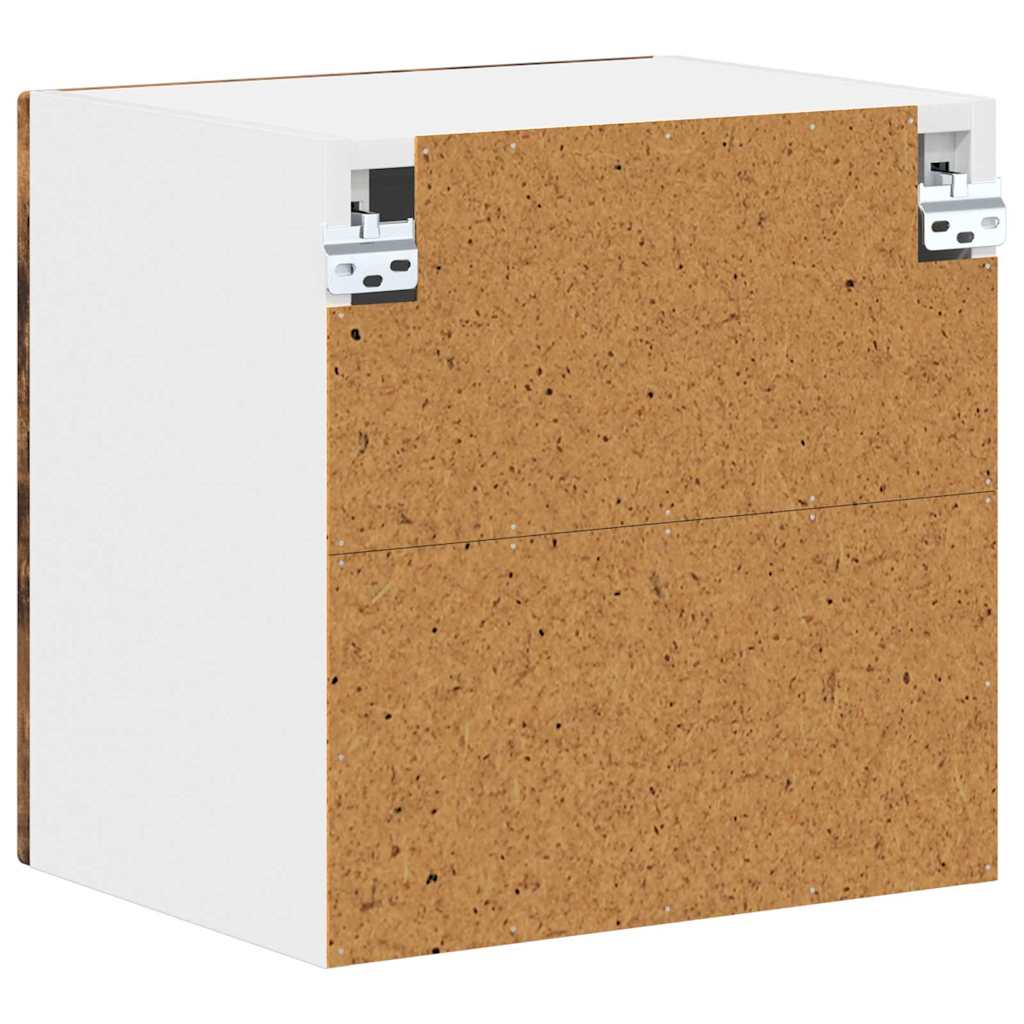 Dulap suspendat de bucătărie cu raft 2 pcs Stejar fumuriu GartenMobel Dekor