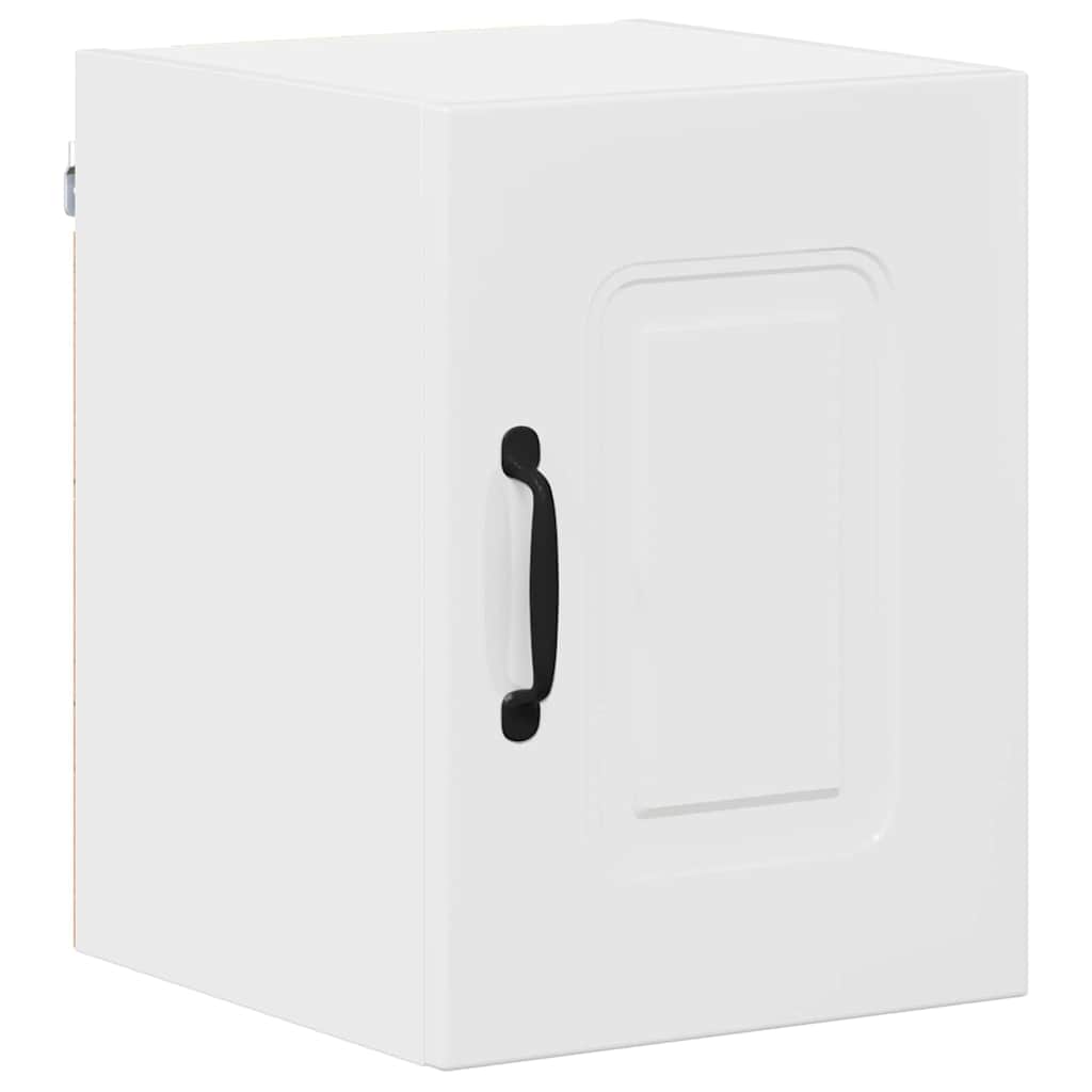 Dulap suspendat de bucătărie cu raft Alb lucios 30 x 31 x 40 cm GartenMobel Dekor