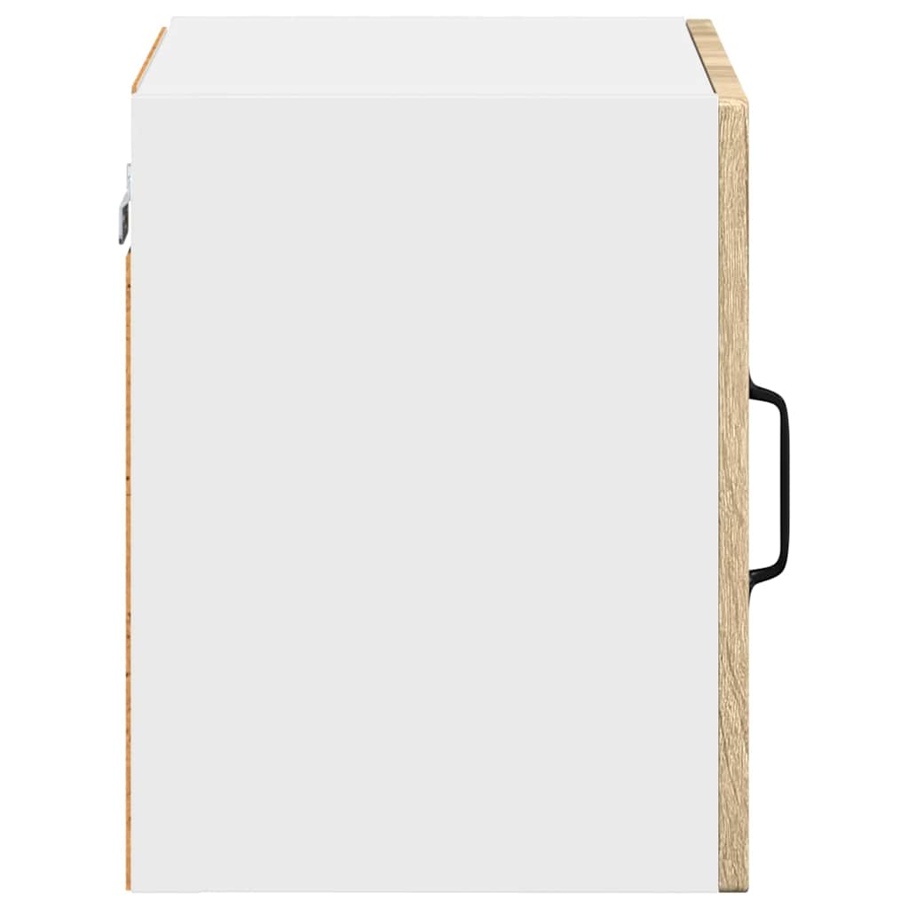 Dulap suspendat de bucătărie cu raft cu ușă 2 pcs Stejar Sonoma GartenMobel Dekor