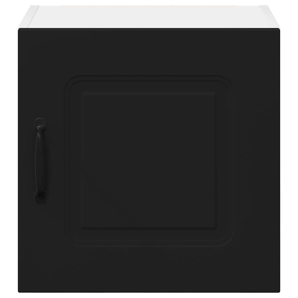 Dulap suspendat de bucătărie cu ușă 2 pcs Negru 40 x 31 x 40 cm GartenMobel Dekor