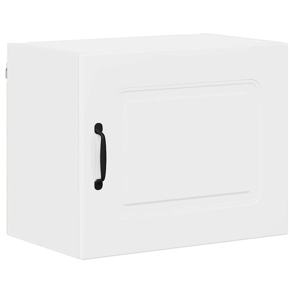 Dulap suspendat de bucătărie 2 pcs Alb lucios 50 x 31 x 40 cm GartenMobel Dekor