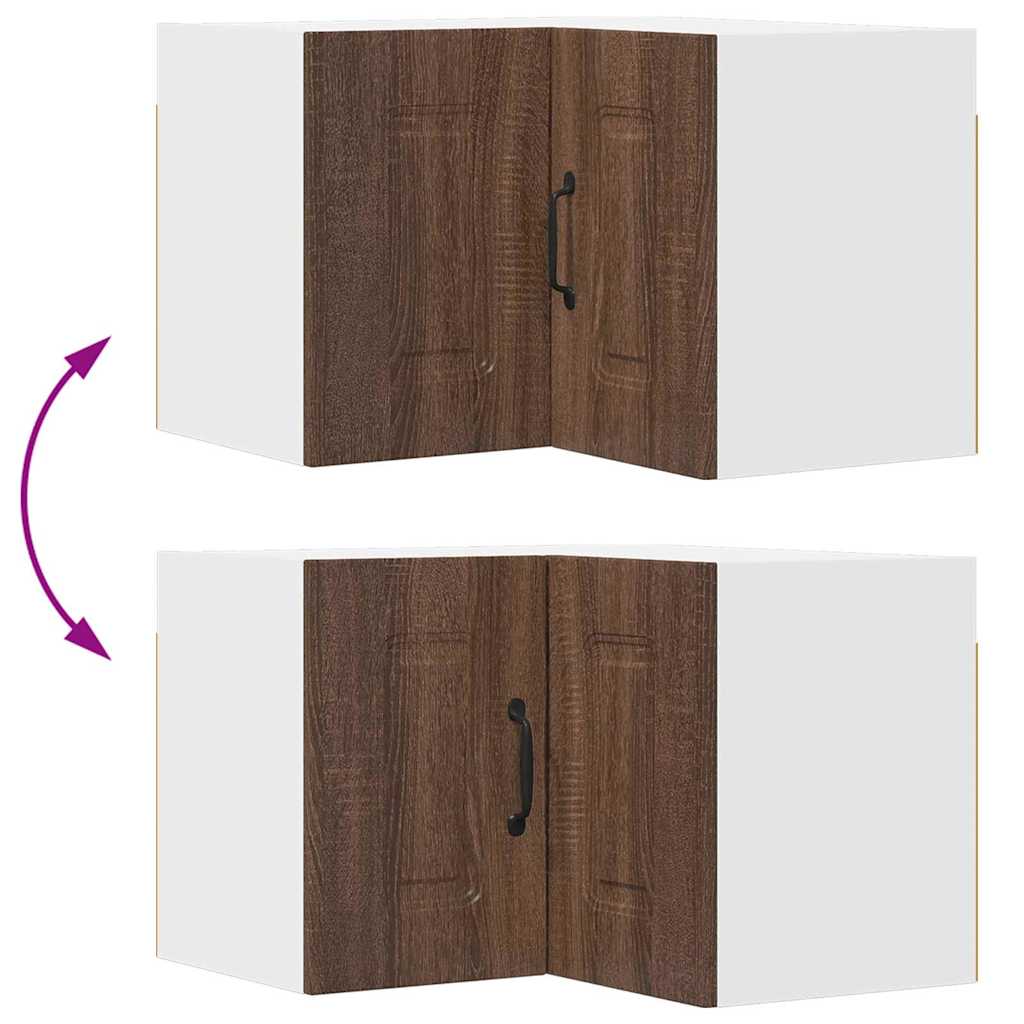 Dulap suspendat de bucătărie Stejar închis 57 x 57 x 40 cm GartenMobel Dekor