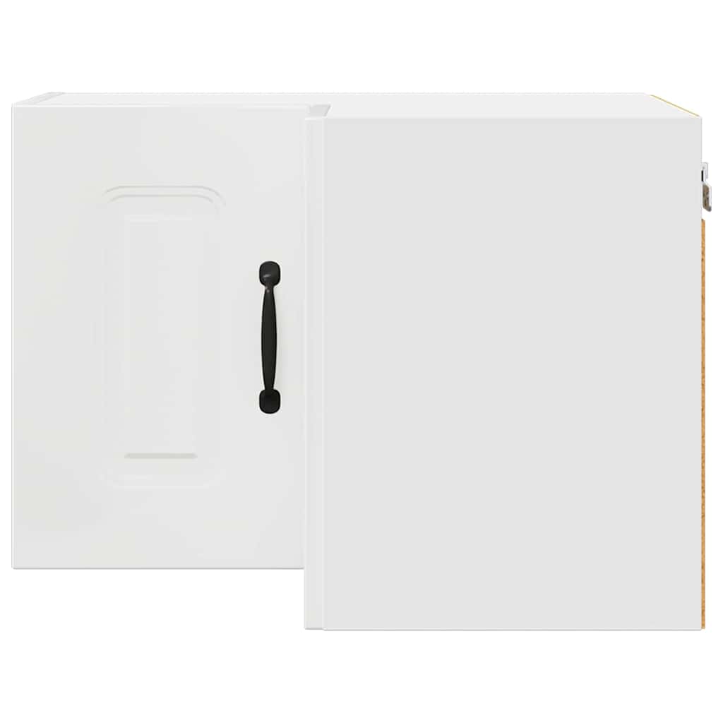 Dulap suspendat de bucătărie cu raft Alb lucios 57 x 57 x 40 cm GartenMobel Dekor