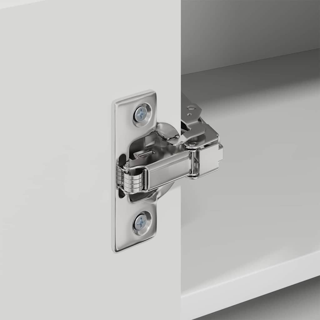 Dulap suspendat de bucătărie cu raft Alb lucios 57 x 57 x 40 cm GartenMobel Dekor