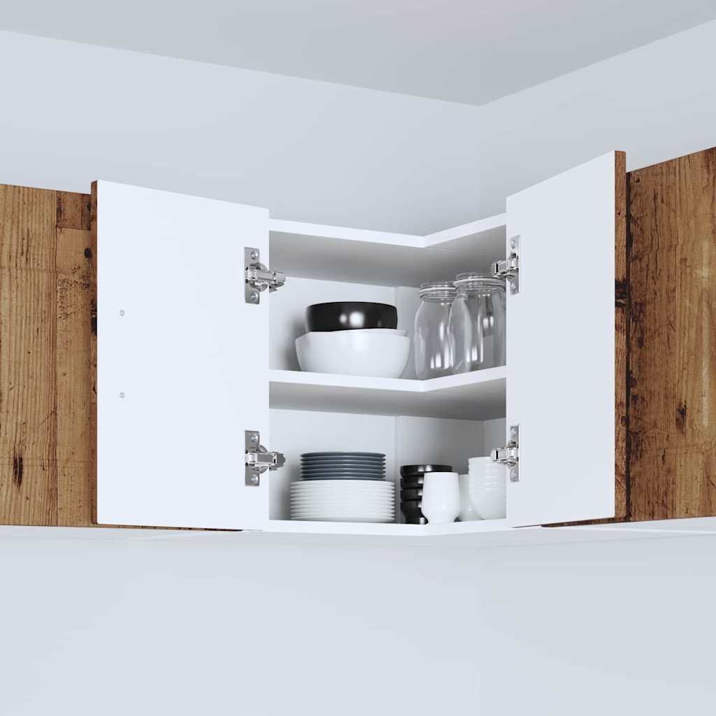 Dulap suspendat de bucătărie cu raft Lemn Vechi 57 x 57 x 40 cm GartenMobel Dekor