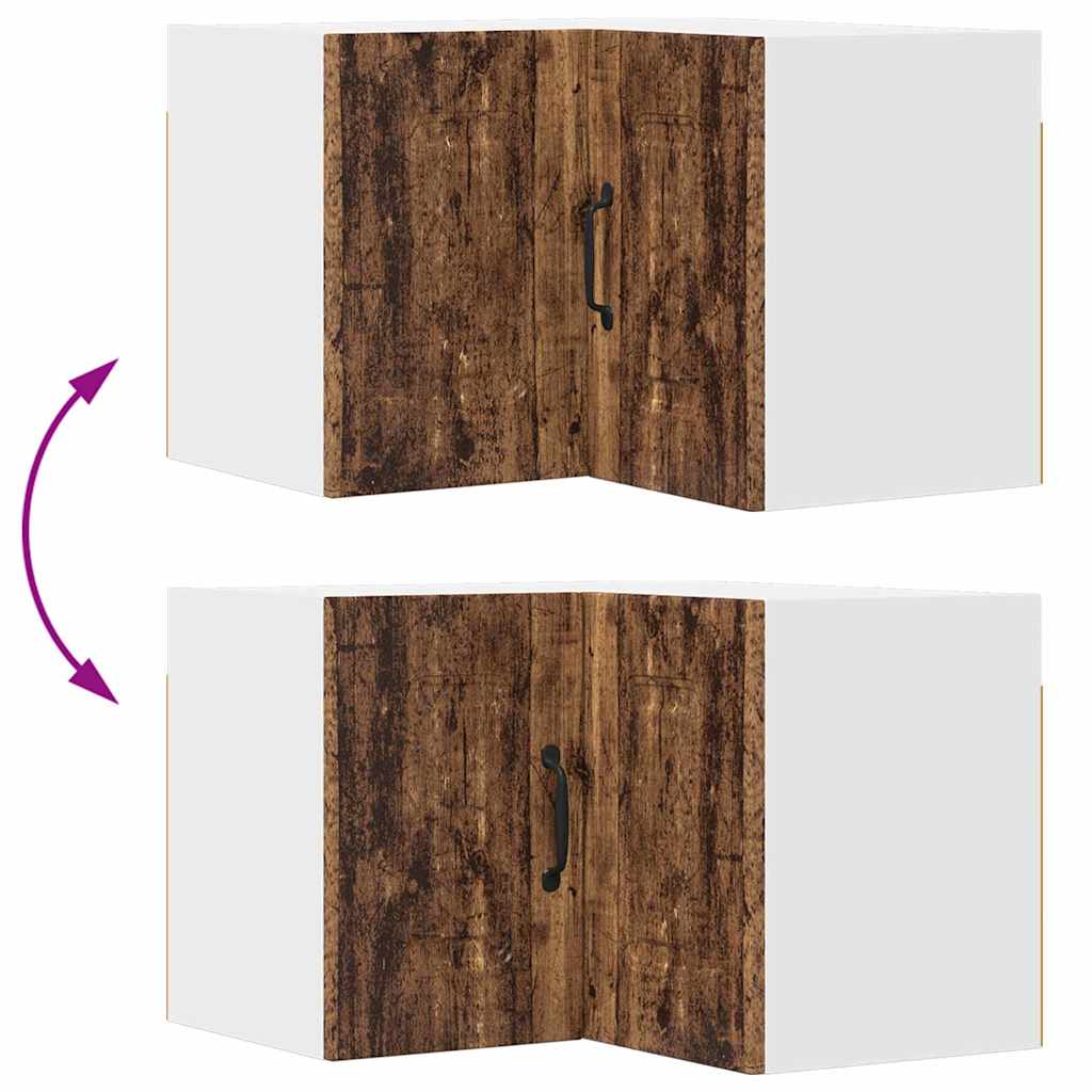 Dulap suspendat de bucătărie cu raft Lemn Vechi 57 x 57 x 40 cm GartenMobel Dekor