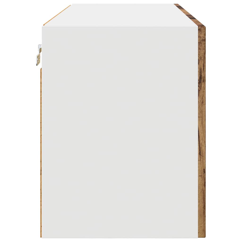 Dulap suspendat de bucătărie cu raft Lemn Vechi 80 x 31 x 40 cm GartenMobel Dekor