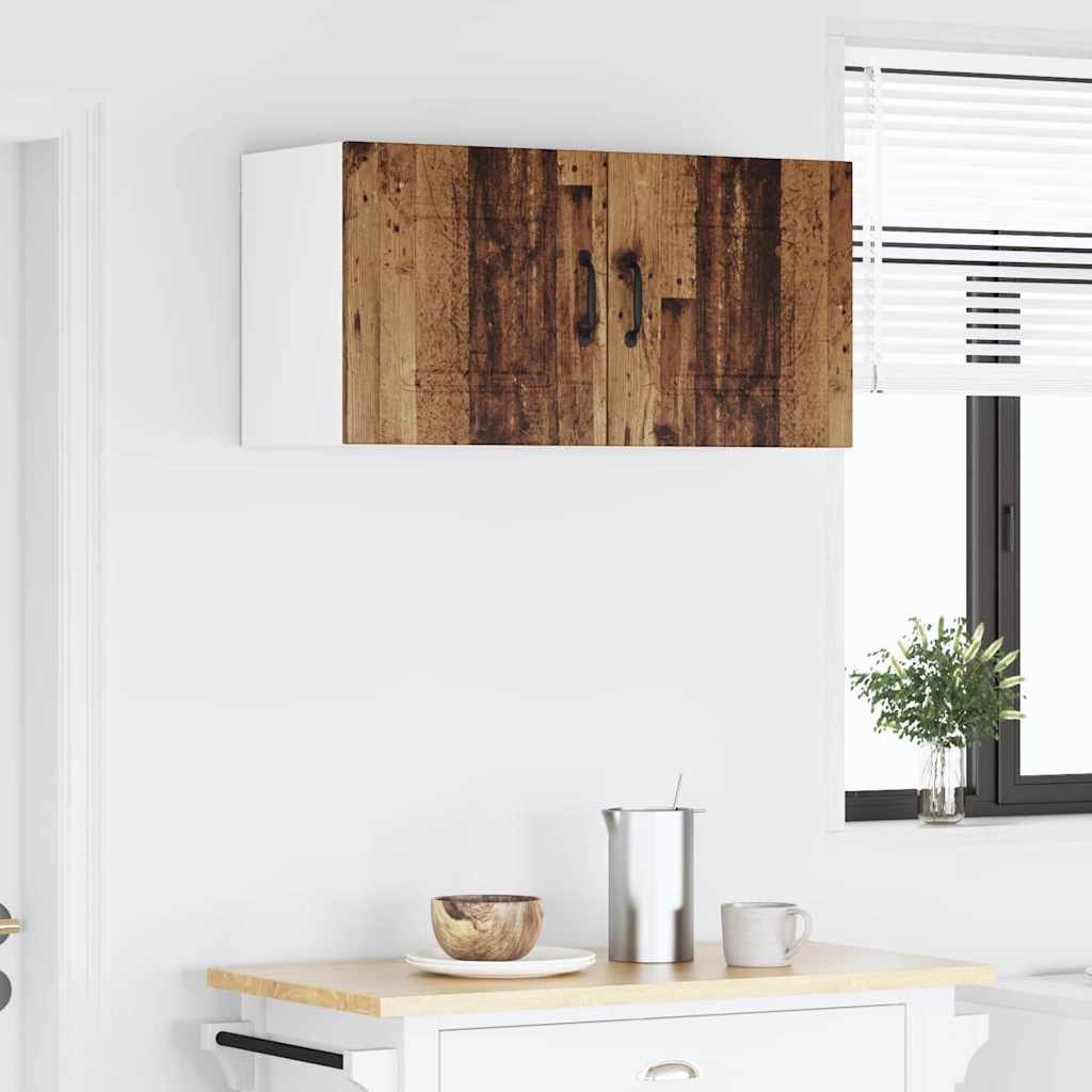 Dulap suspendat de bucătărie cu raft Lemn Vechi 80 x 31 x 40 cm GartenMobel Dekor