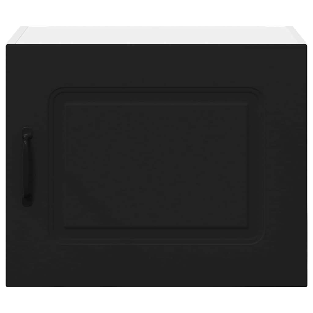 Dulap suspendat de bucătărie cu raft Negru 50 x 31 x 40 cm GartenMobel Dekor