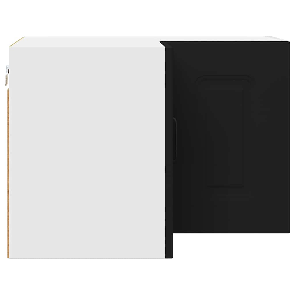 Dulap suspendat de bucătărie cu raft Negru 57 x 57 x 40 cm GartenMobel Dekor