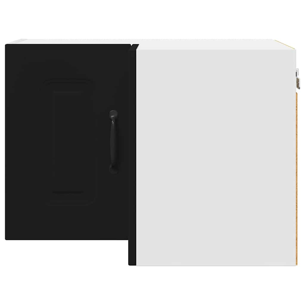 Dulap suspendat de bucătărie cu raft Negru 57 x 57 x 40 cm GartenMobel Dekor