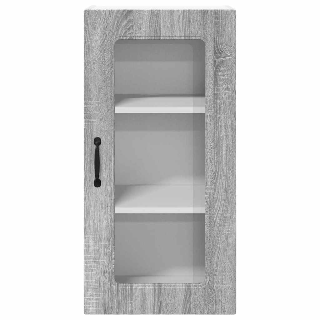 Dulap suspendat de bucătărie 2 pcs Gri Sonoma 40 x 31 x 80 cm GartenMobel Dekor