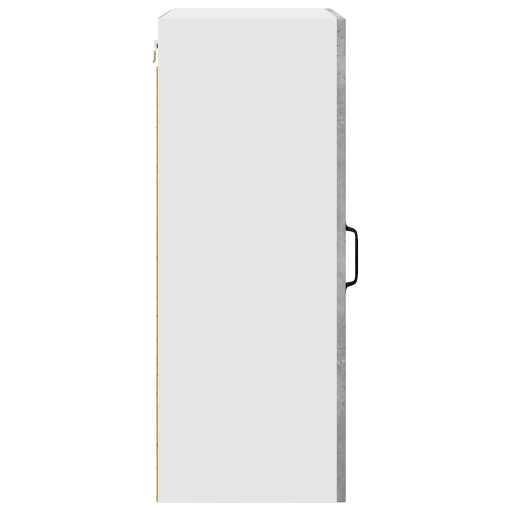 Dulap suspendat de bucătărie Gri din beton 50 x 31 x 80 cm GartenMobel Dekor