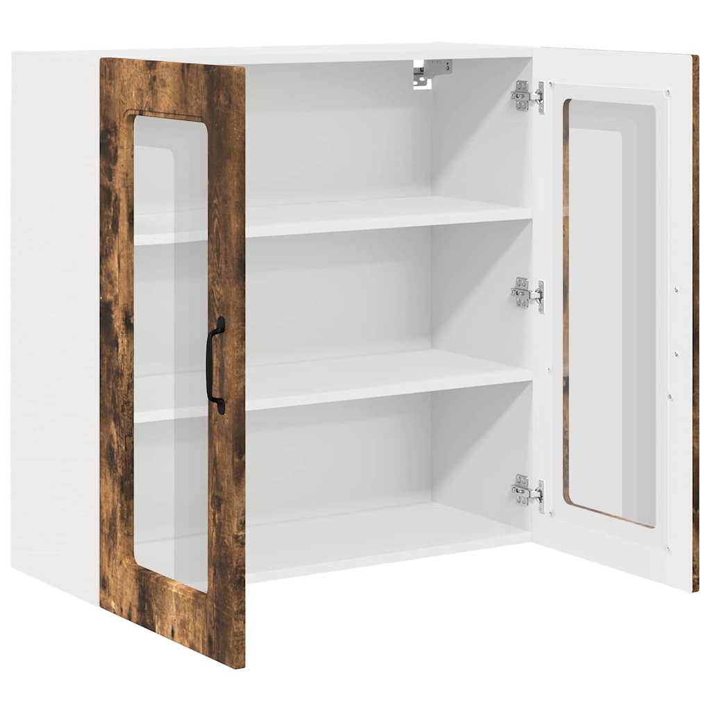 Dulap suspendat de bucătărie Stejar fumuriu 80 x 31 x 80 cm GartenMobel Dekor